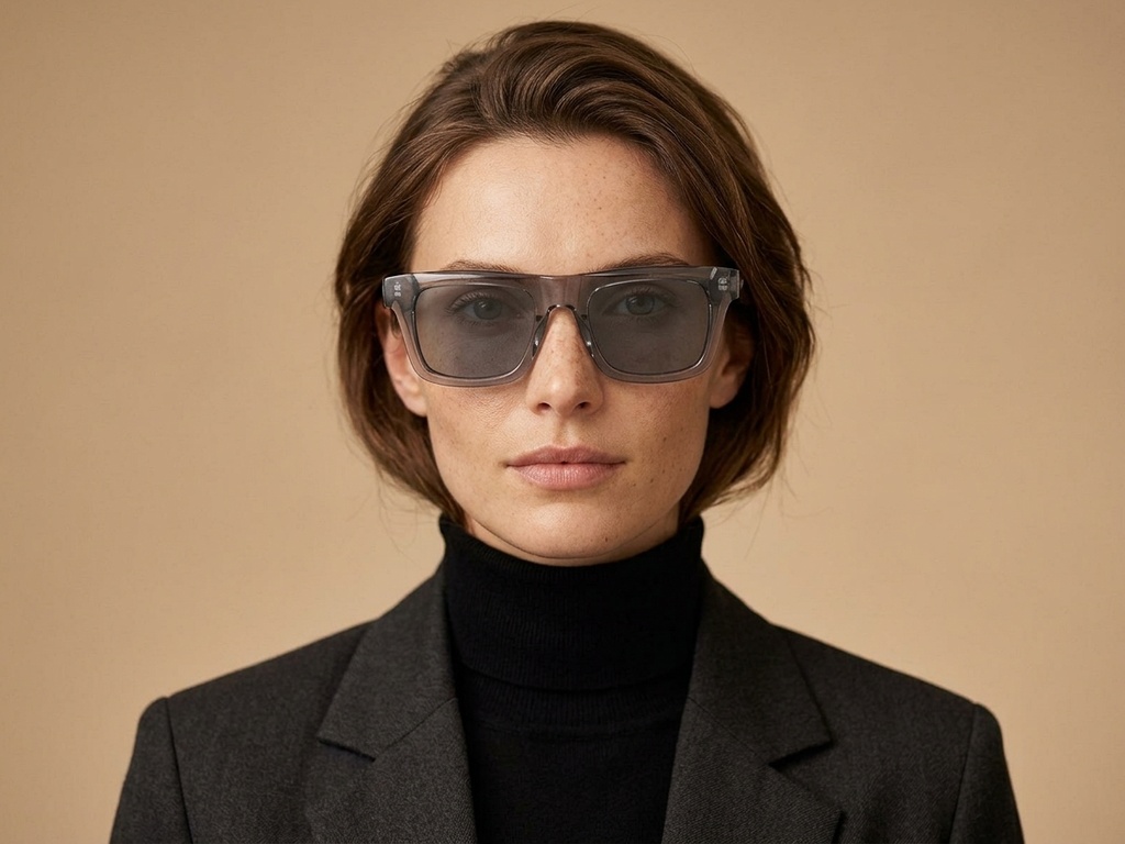 BS2607-0582_Grey_Rectangular_Acetate_sunglasses-tryon_female