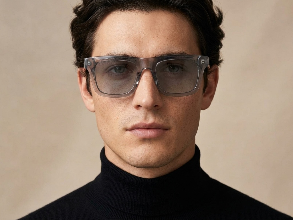 BS2607-0582_Grey_Rectangular_Acetate_sunglasses-tryon_male