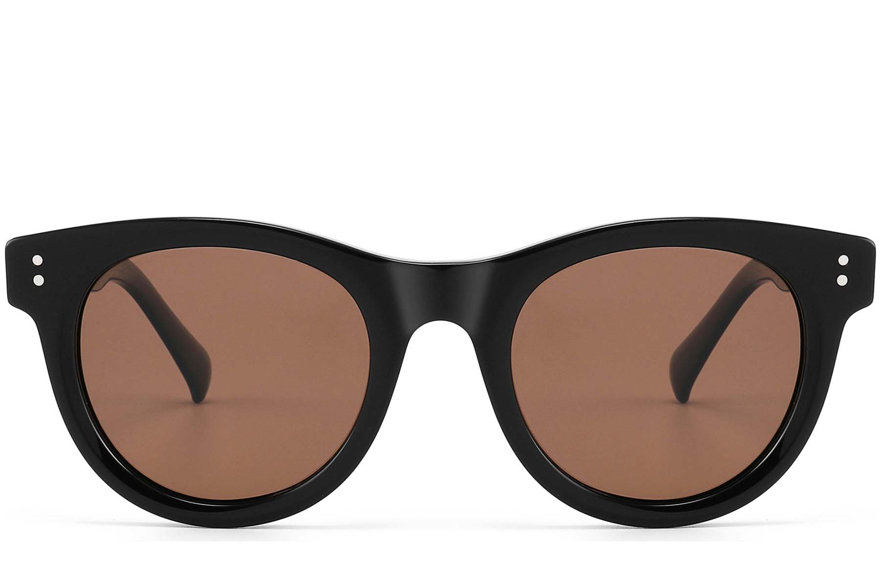 BS2607-0583_Black_Round_Acetate_sunglasses_front