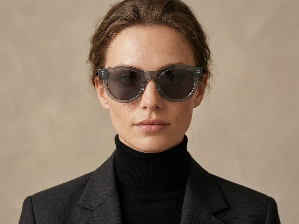 BS2607-0584_Grey_Round_Acetate_sunglasses-tryon_female