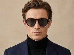 BS2607-0590_Tortoiseshell_Round_Acetate_sunglasses-tryon_male