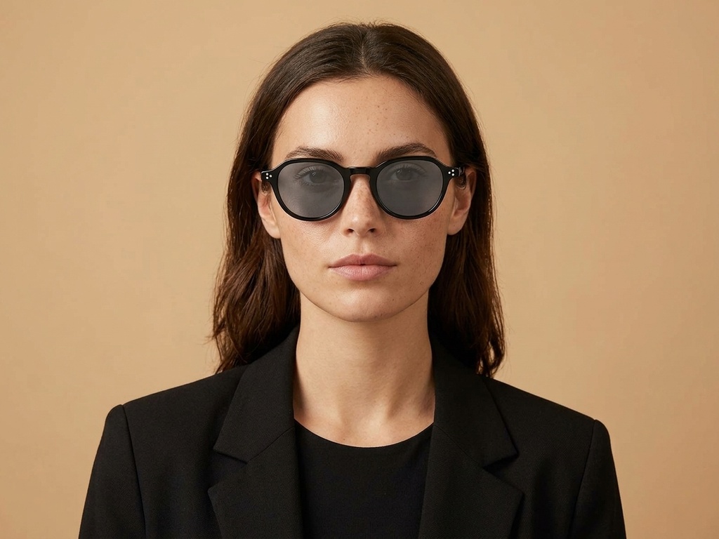 BS2607-0591_Black_Oval_Acetate_sunglasses-tryon_female