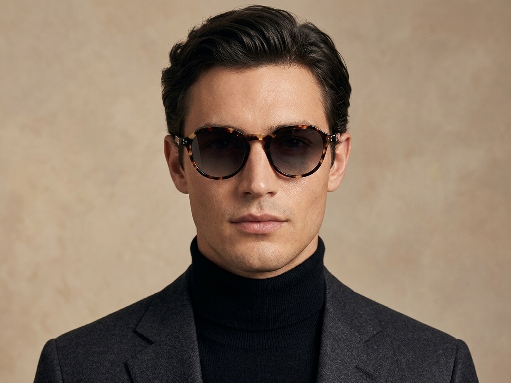 BS2607-0593_Tortoiseshell_Oval_Acetate_sunglasses-tryon_male