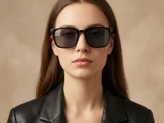 BS2607-0598_Black_Rectangular_Acetate_sunglasses-tryon_female