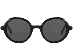 BS2607-0601_Black_Round_Acetate_sunglasses_front