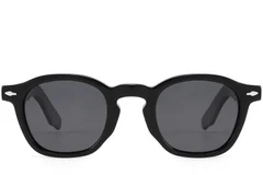 BS2607-0606_Black_Rectangular_Acetate_sunglasses_front