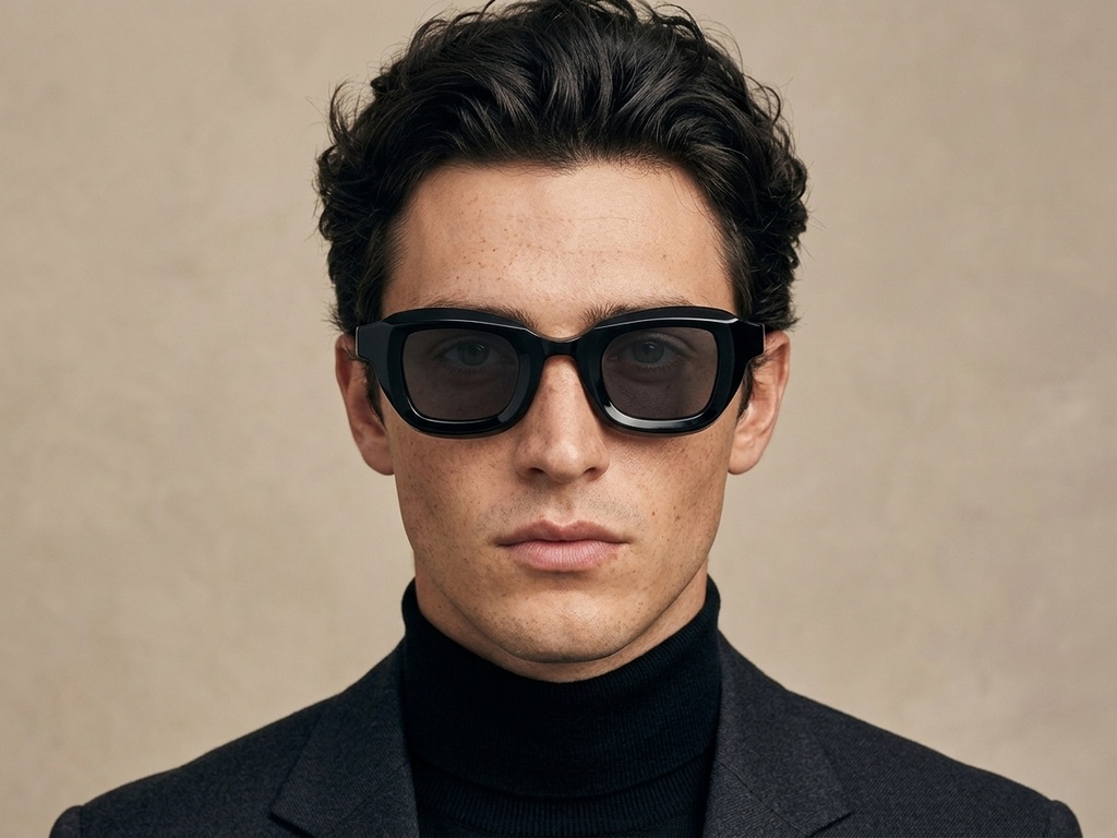 BS2607-0610_Black_Rectangular_Acetate_sunglasses-tryon_male