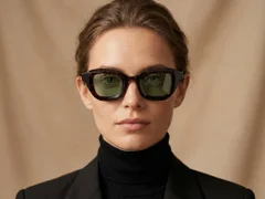 BS2607-0611_Black_Rectangular_Acetate_sunglasses-tryon_female