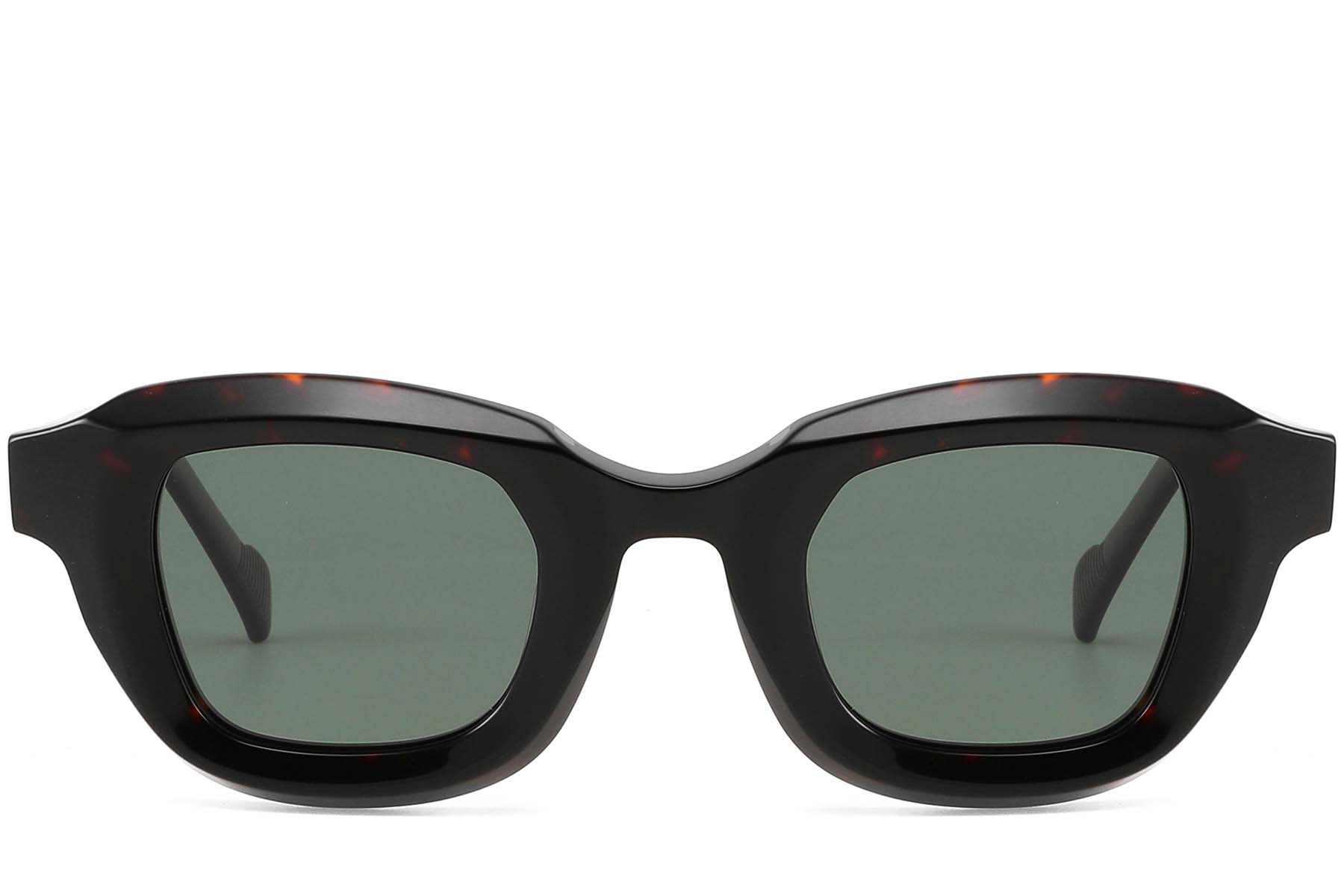 BS2607-0611_Black_Rectangular_Acetate_sunglasses_front