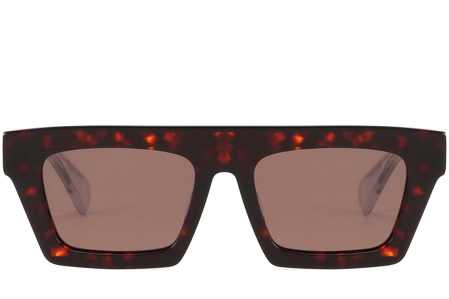 BS2607-0614_Tortoiseshell_Rectangular_Acetate_sunglasses_front