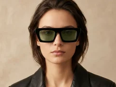 BS2607-0615_Black_Rectangular_Acetate_sunglasses-tryon_female