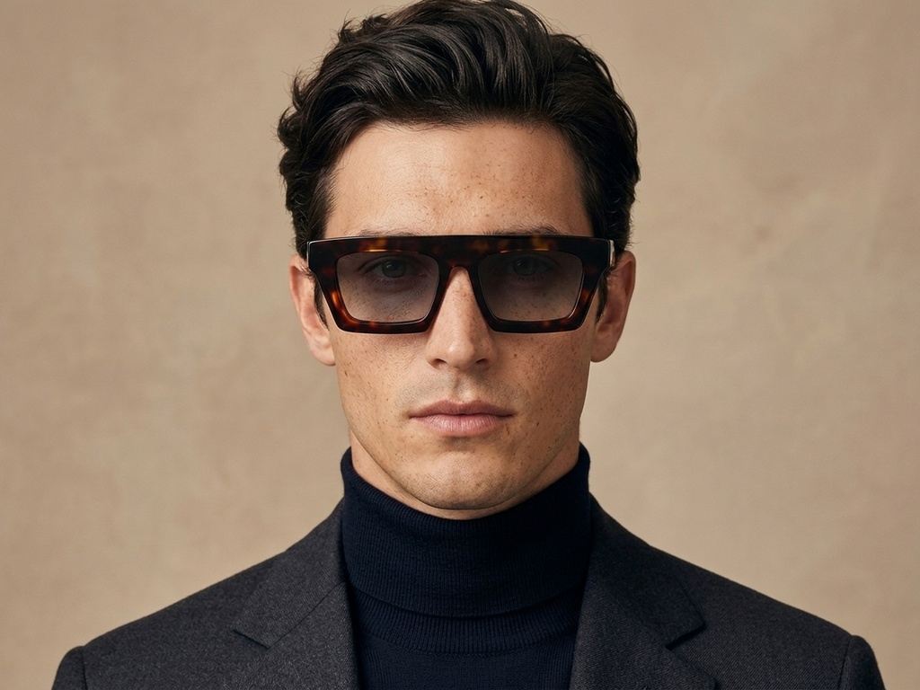 BS2607-0617_Tortoiseshell_Rectangular_Acetate_sunglasses-tryon_male