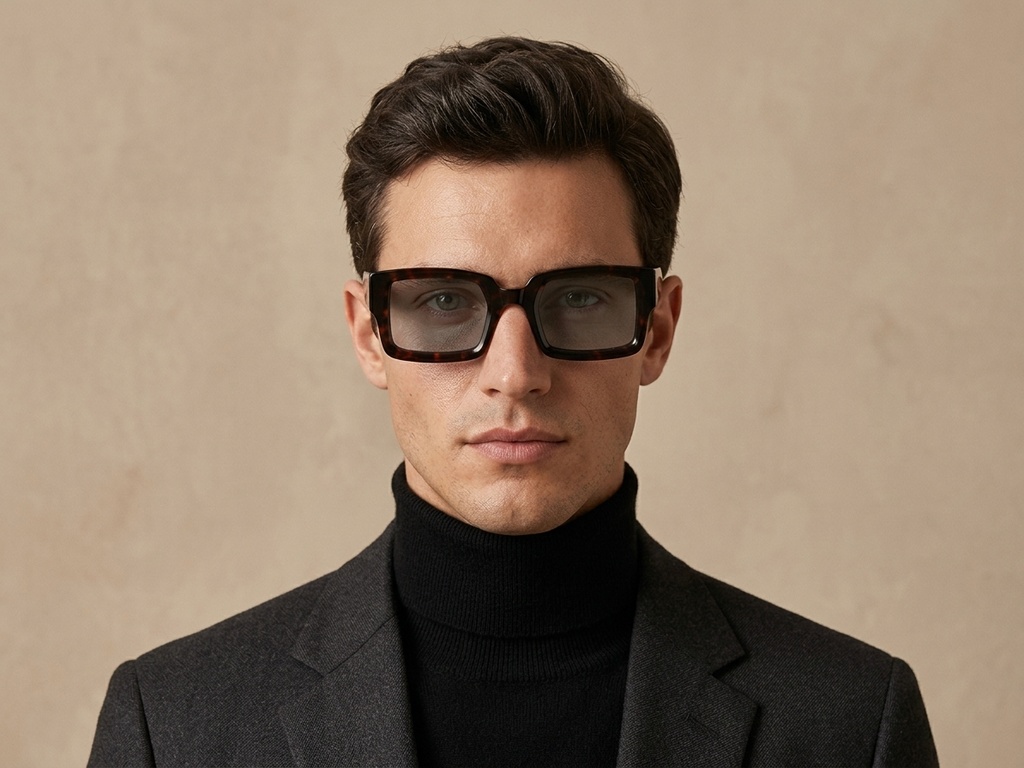 BS2607-0620_Tortoiseshell_Rectangular_Acetate_sunglasses-tryon_male
