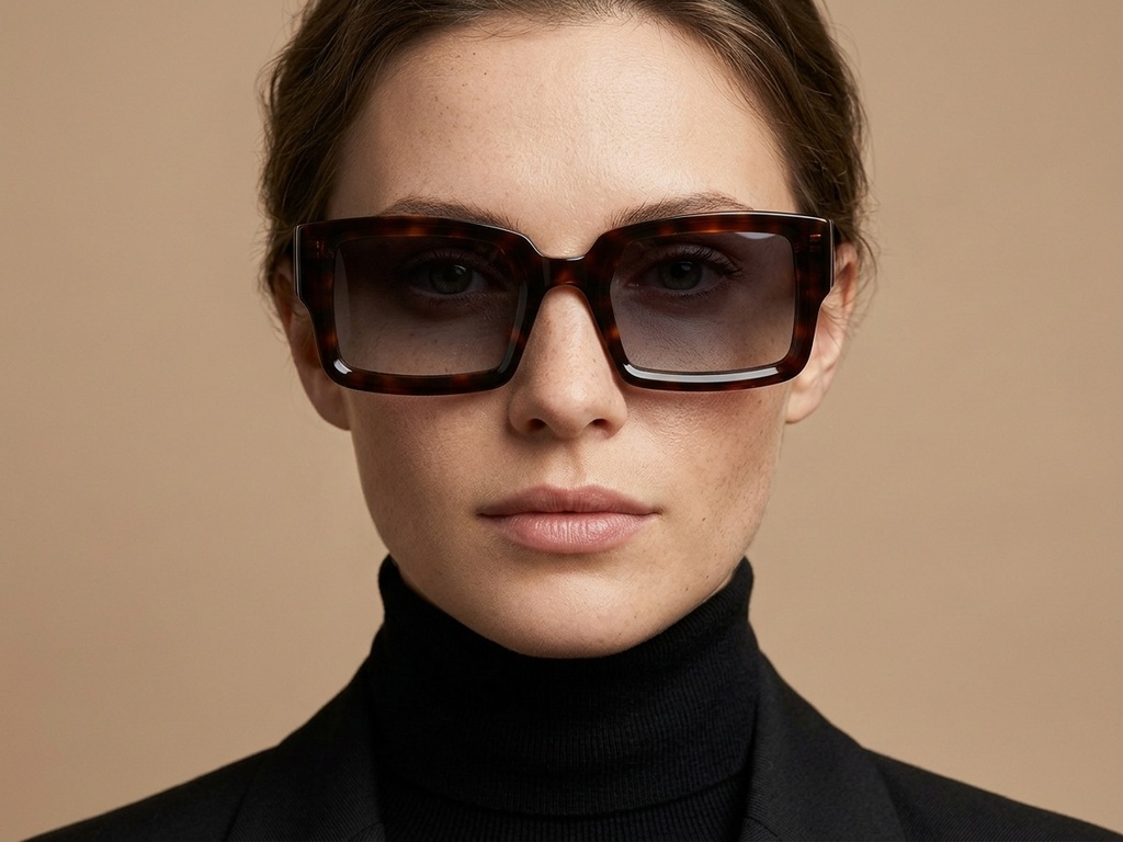 BS2607-0621_Tortoiseshell_Rectangular_Acetate_sunglasses-tryon_female