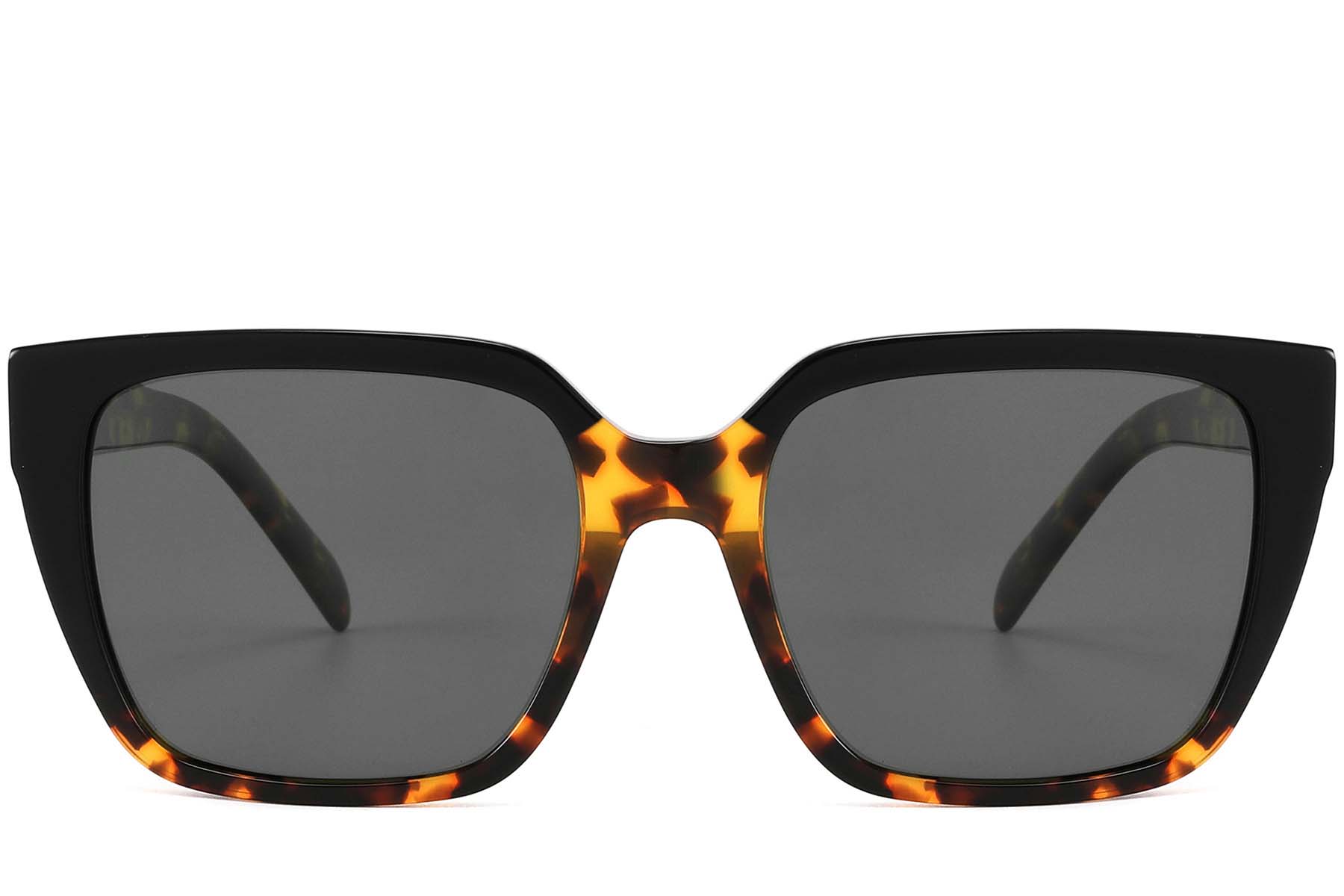 BS2607-0622_Tortoiseshell_Rectangular_Acetate_sunglasses_front