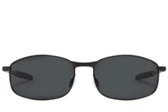 BS2607-0624_Black_Oval_Metal_Polarized Sunglasses_front