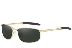 BS2607-0627_Golden_Oval_Metal_Polarized Sunglasses_corner