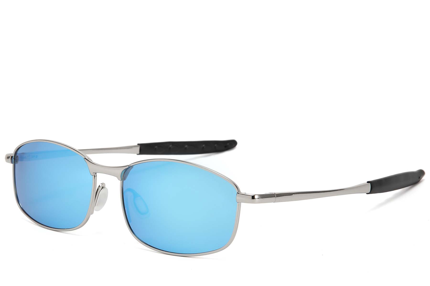 BS2607-0630_Silver_Oval_Metal_Polarized Sunglasses_corner