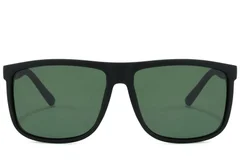 BS2607-0634_Black_Rectangular_Plastic_Polarized Sunglasses_front