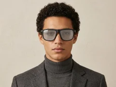 BS2607-0635_Black_Rectangular_Plastic_Polarized Photochromic Glasses-tryon_male