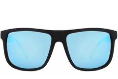 BS2607-0637_Black_Rectangular_Plastic_Polarized Photochromic Glasses_front