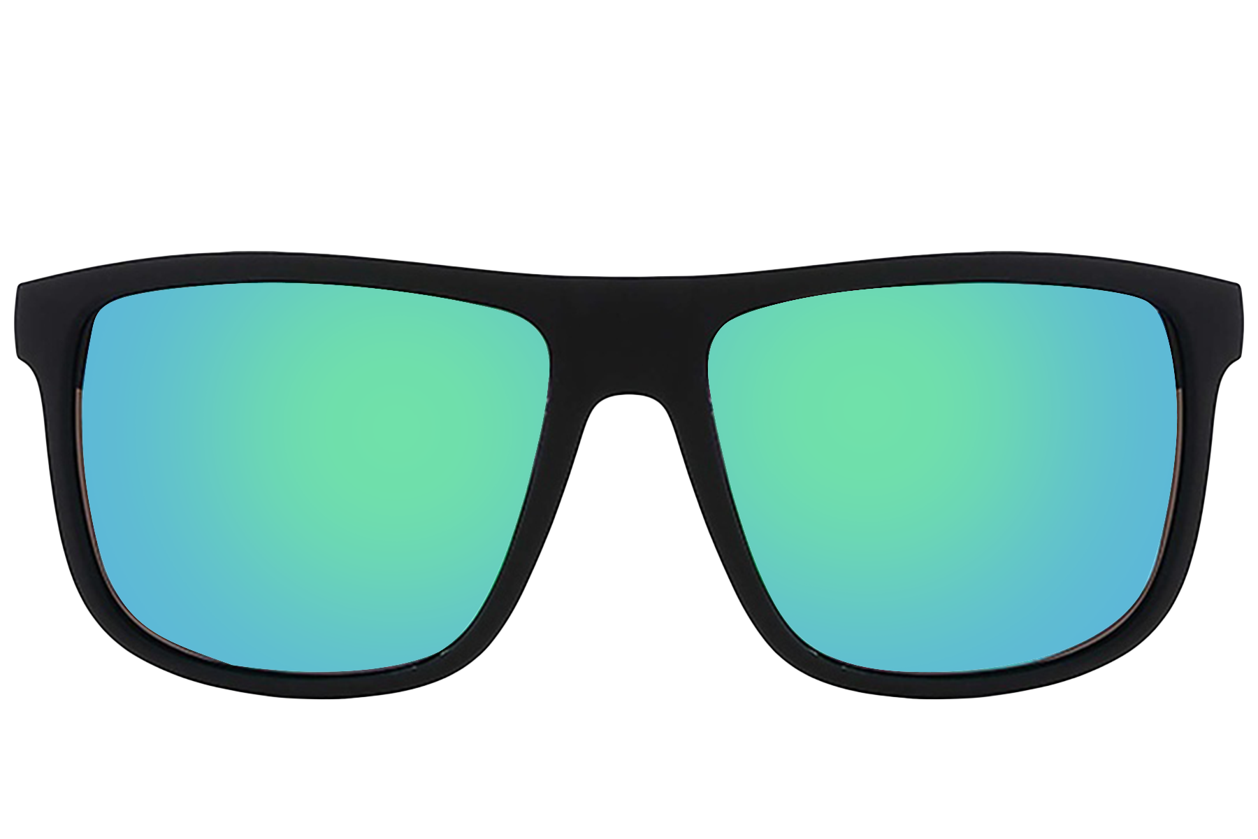 BS2607-0638_Black_Rectangular_Plastic_Polarized Photochromic Glasses-tryon