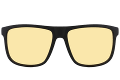 BS2607-0639_Black_Rectangular_Plastic_Polarized Photochromic Glasses-tryon