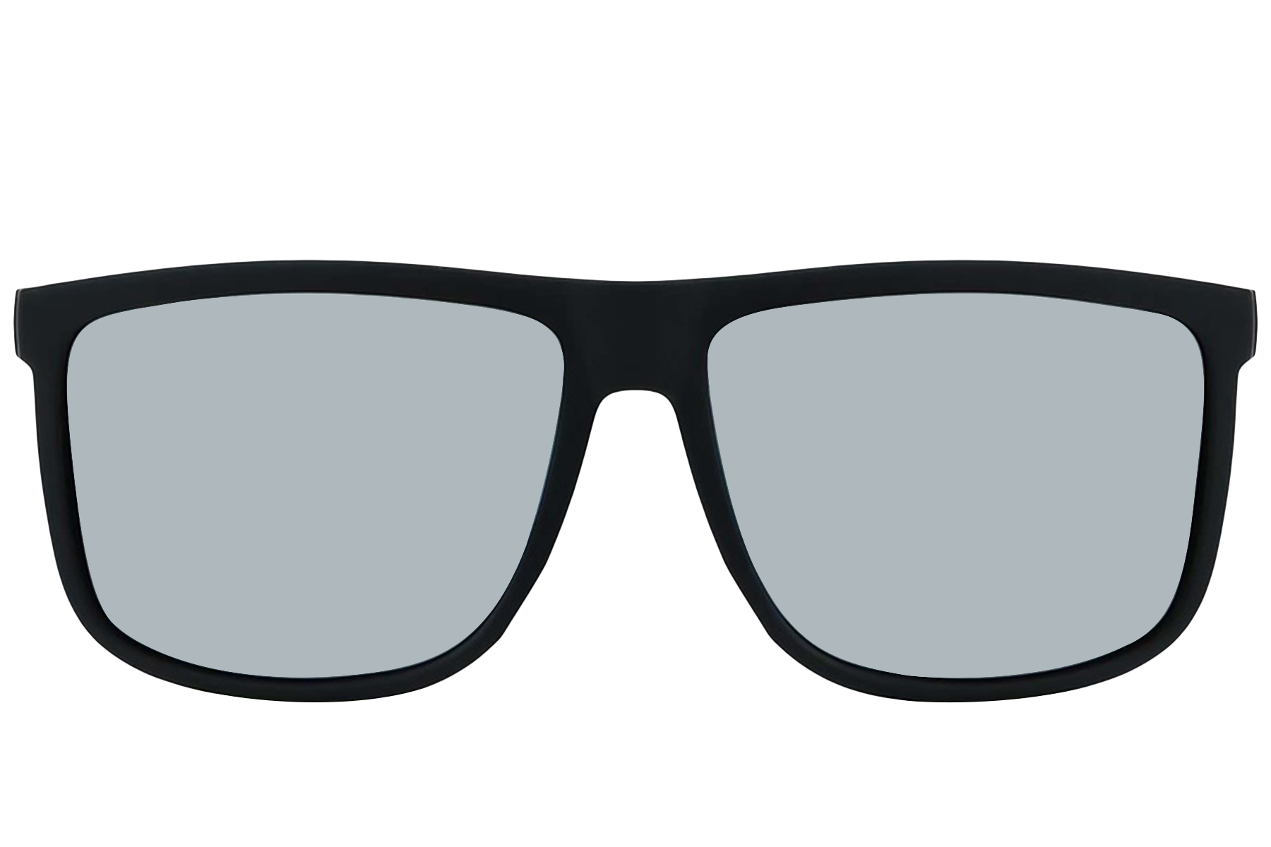 BS2607-0640_Black_Rectangular_Plastic_Polarized Photochromic Glasses-tryon