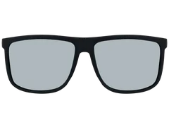 BS2607-0640_Black_Rectangular_Plastic_Polarized Photochromic Glasses-tryon
