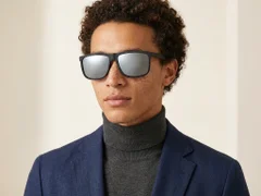 BS2607-0640_Black_Rectangular_Plastic_Polarized Photochromic Glasses-tryon_male