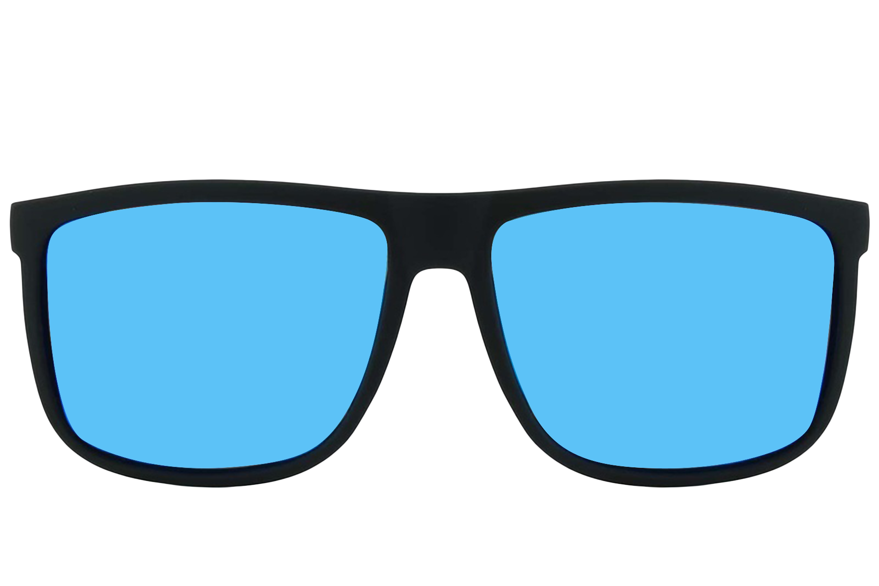 BS2607-0641_Black_Rectangular_Plastic_Polarized Photochromic Glasses-tryon