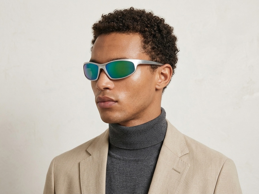 BS2607-0644_Silver_Butterfly_Plastic_Polarized Photochromic Glasses-tryon_male