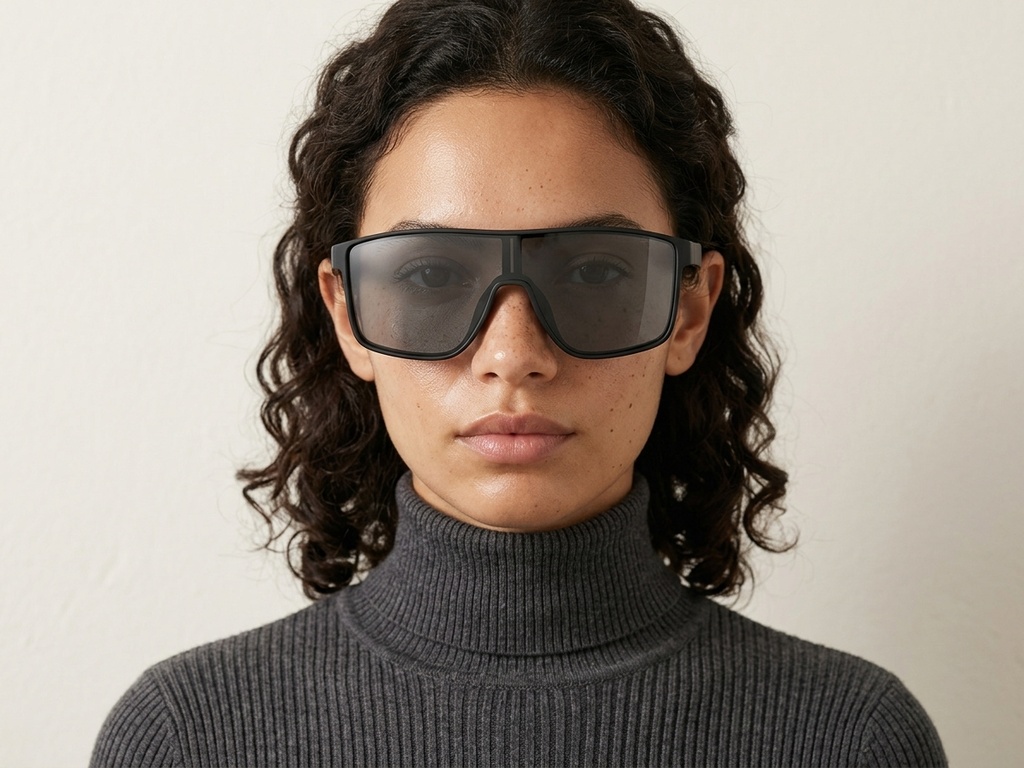 BS2607-0647_Black_Aviator_Plastic_Polarized Photochromic Glasses-tryon_female