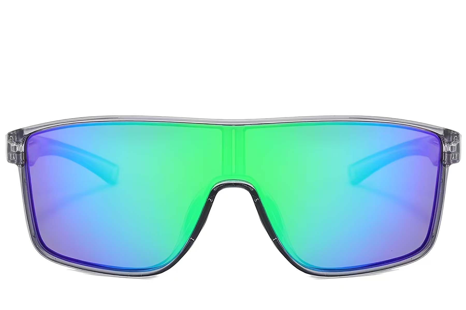 BS2607-0648_Grey_Aviator_Plastic_Polarized Photochromic Glasses_front