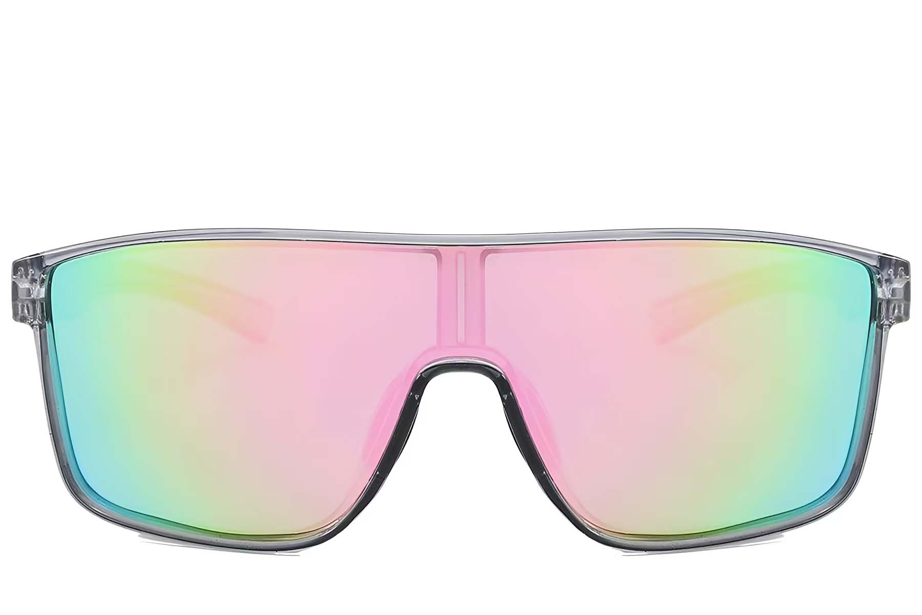 BS2607-0649_Grey_Aviator_Plastic_Polarized Photochromic Glasses_front