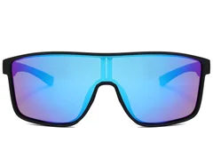BS2607-0653_Black_Aviator_Plastic_Polarized Photochromic Glasses_front
