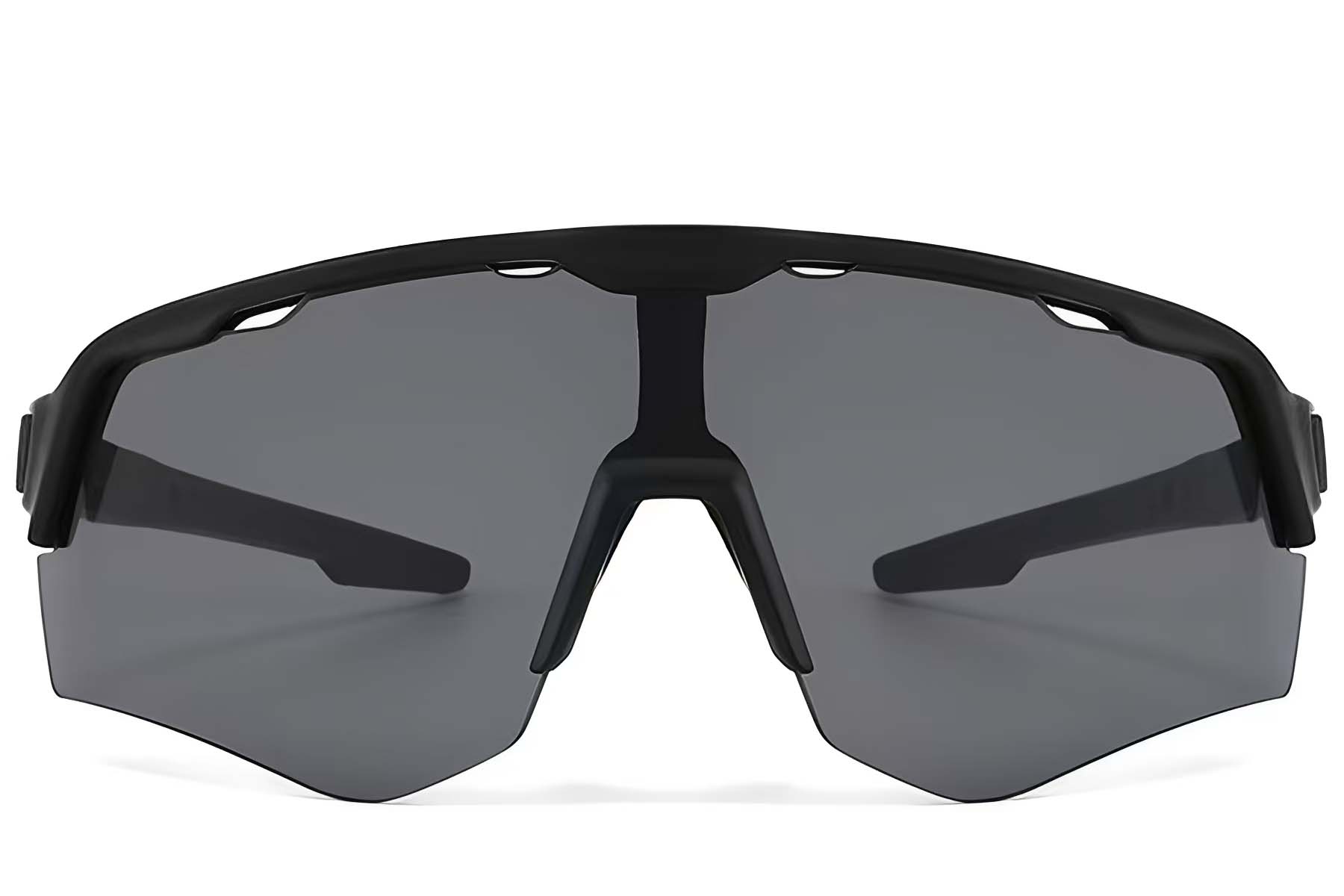 BS2607-0655_Black_Aviator_Plastic_Sunglasses_front