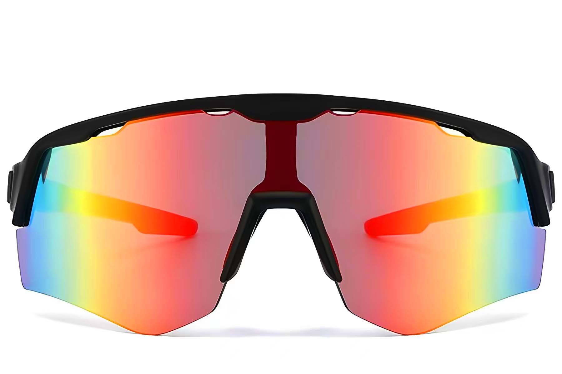 BS2607-0656_Black_Aviator_Plastic_Sunglasses_front