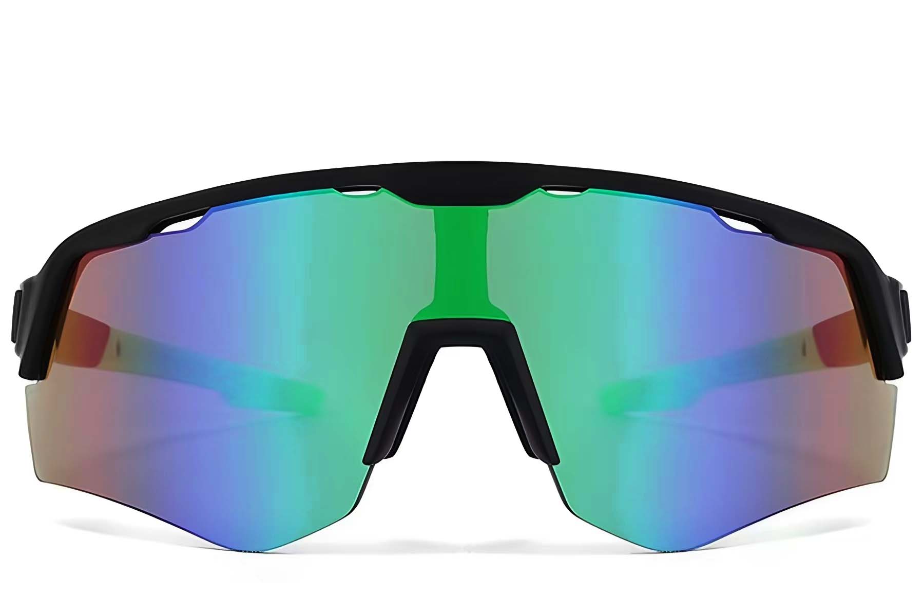 BS2607-0657_Black_Aviator_Plastic_Sunglasses_front