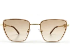 BS2607-0662_Golden_Rectangular_Metal_Sunglasses_front