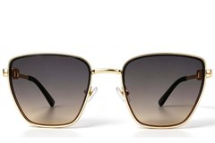 BS2607-0664_Golden_Rectangular_Metal_Sunglasses_front