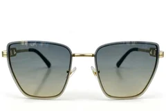 BS2607-0666_Golden_Rectangular_Metal_Sunglasses_front