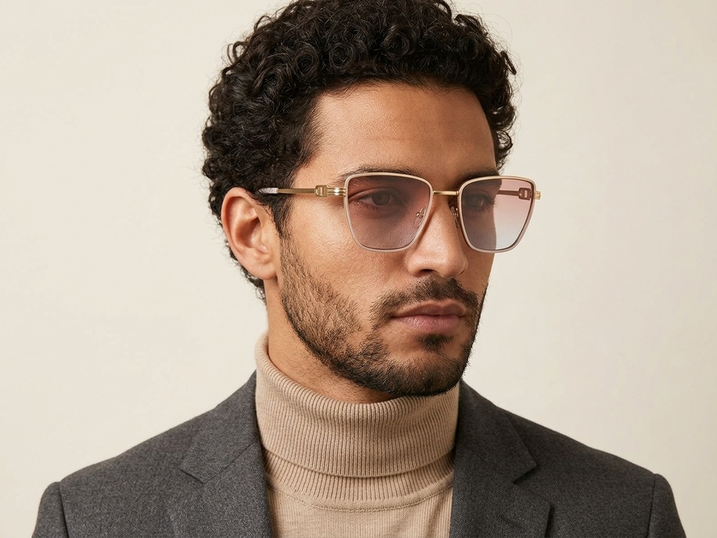 BS2607-0667_Golden_Rectangular_Metal_Sunglasses-tryon_male