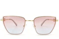 BS2607-0667_Golden_Rectangular_Metal_Sunglasses_front