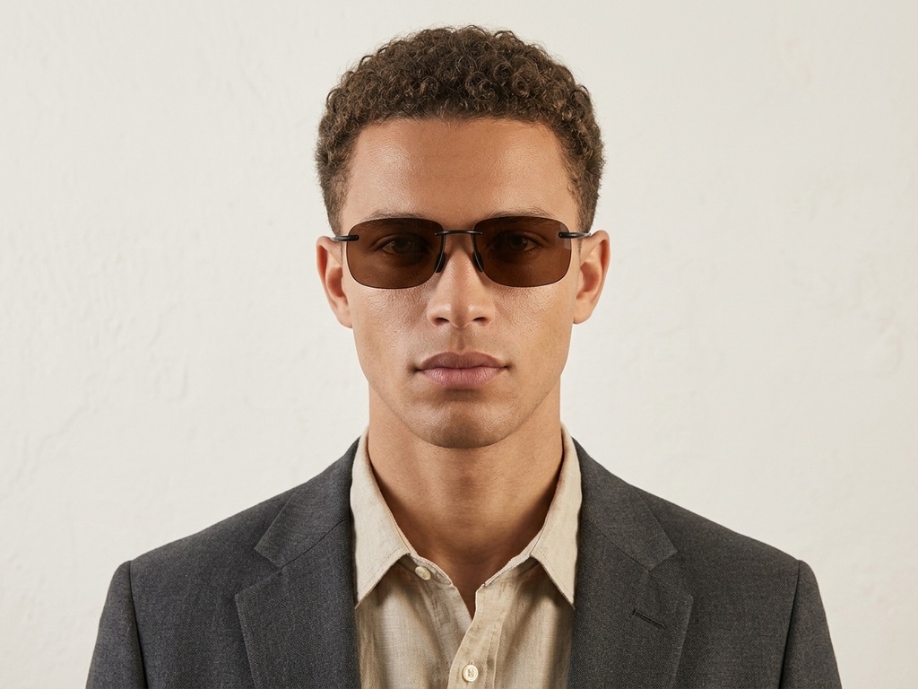 BS2607-0669_Black_Invisible_Plastic_Polarized Sunglasses-tryon_male