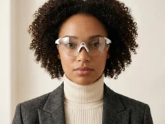BS2607-0677_White_Aviator_Plastic_Photochromic Glasses-tryon_female