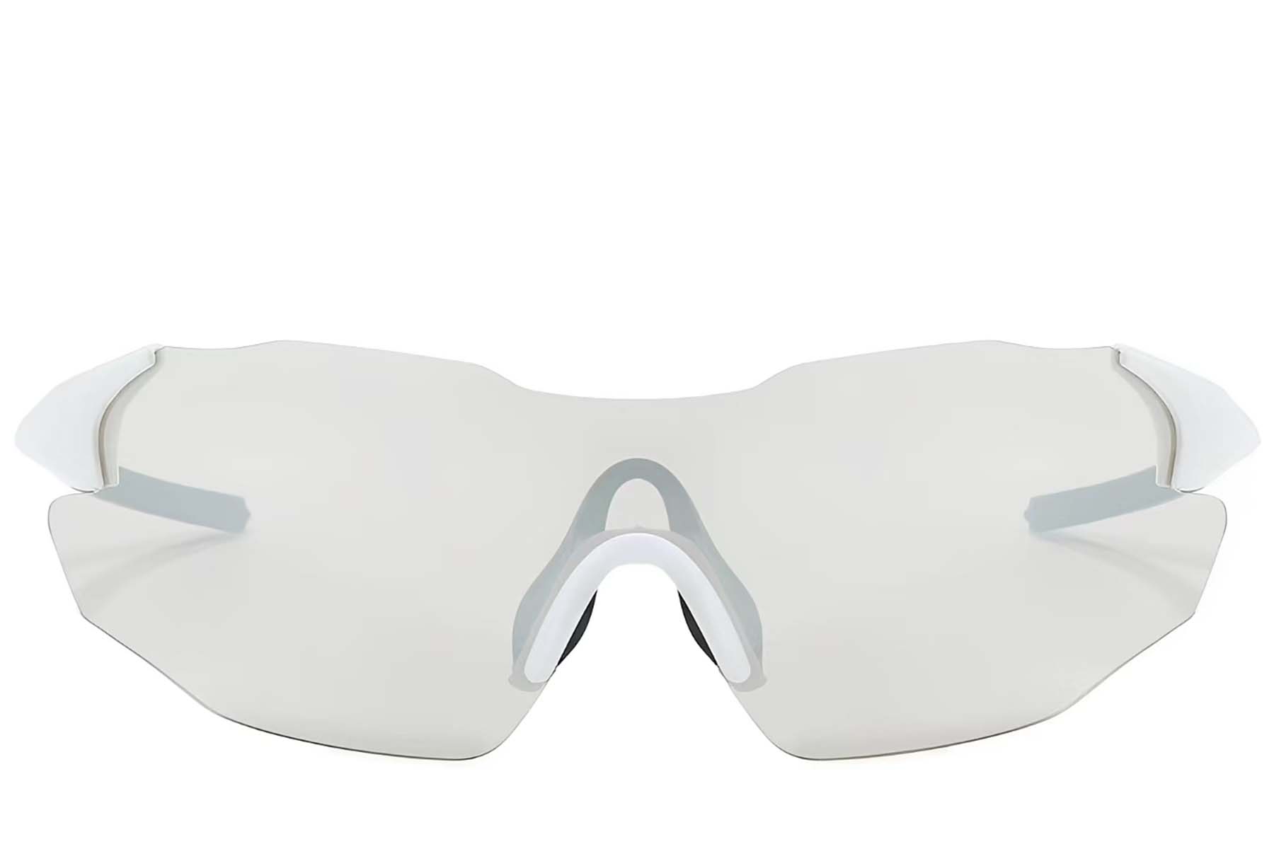 BS2607-0677_White_Aviator_Plastic_Photochromic Glasses_front