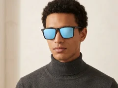 BS2607-0683_Black_Rectangular_TR90_Polarized Sunglasses-tryon_male