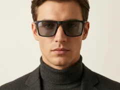 BS2607-0685_Black_Rectangular_TR90_Polarized Sunglasses-tryon_male