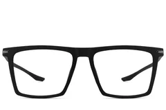 BS2607-0685_Black_Rectangular_TR90_Polarized Sunglasses_front